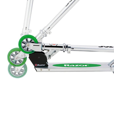 Razor Spark Kick Scooter Toy w/ Sparking Bar for Kids Age 8+, Green (Used)