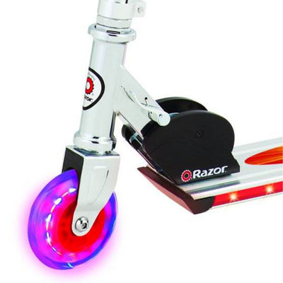 Razor Spark 2.0 Folding Kick Scooter w/ LED Lights - Red | 13010458