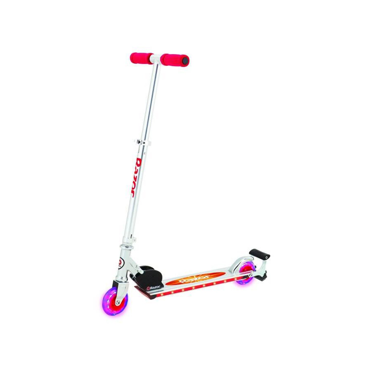 Razor Spark 2.0 Folding Kick Scooter w/ LED Lights - Red | 13010458