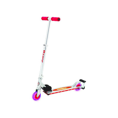 Razor Spark 2.0 Folding Kick Scooter w/ LED Lights - Red | 13010458