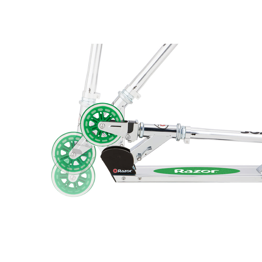 Razor A3 Folding Aluminum Kids Kick Scooter (Green) (Open Box)