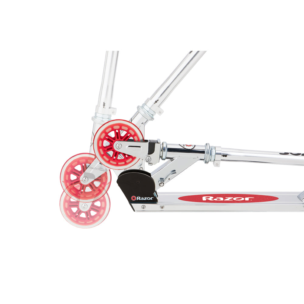 Razor A3 Folding Aluminum Kick Kids Scooter (Red) (Open Box)