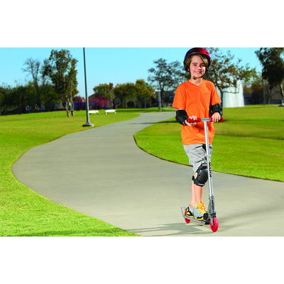 Razor A3 Folding Aluminum Kick Kids Scooter (Red) (Open Box)