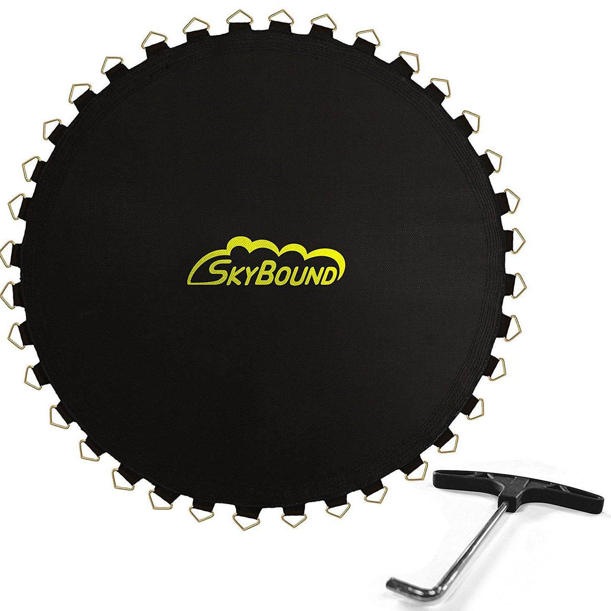 SkyBound 13 Foot Trampoline Replacement Mat 5.5 Inch Springs w/80 V-Rings (Used)