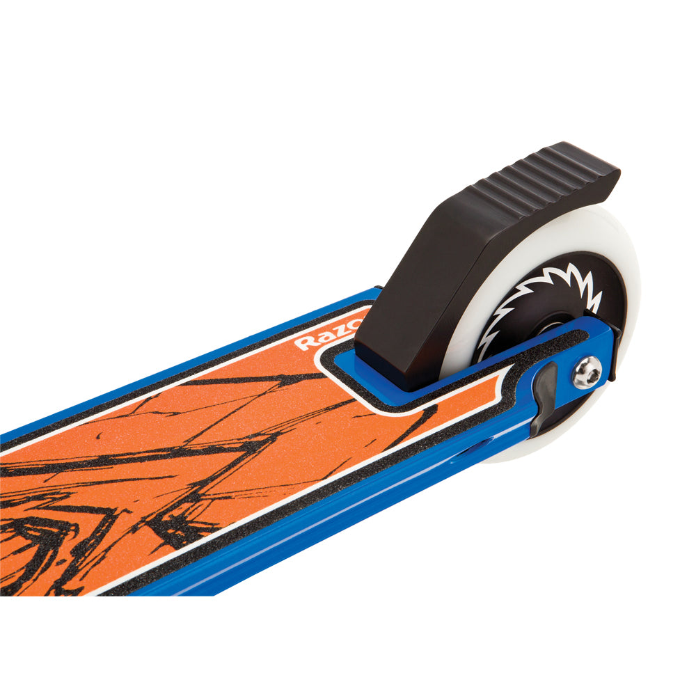Razor Pro El Dorado Deluxe 2 Wheel Kids Outdoor Push Ride Scooter, Blue (Used)