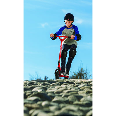 Razor RDS Pro Dirt Off-Road All Terrain Oversized Kids Kick Scooter, Red