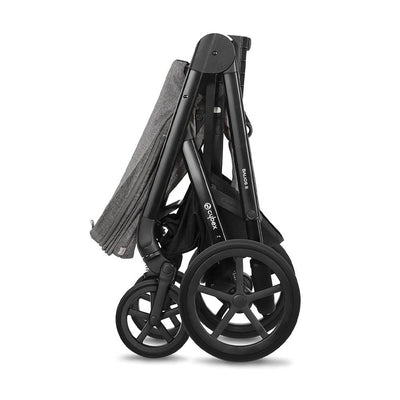 Cybex Balios S 3 in 1 Folding Stroller, Lava Stone Black (Open Box)