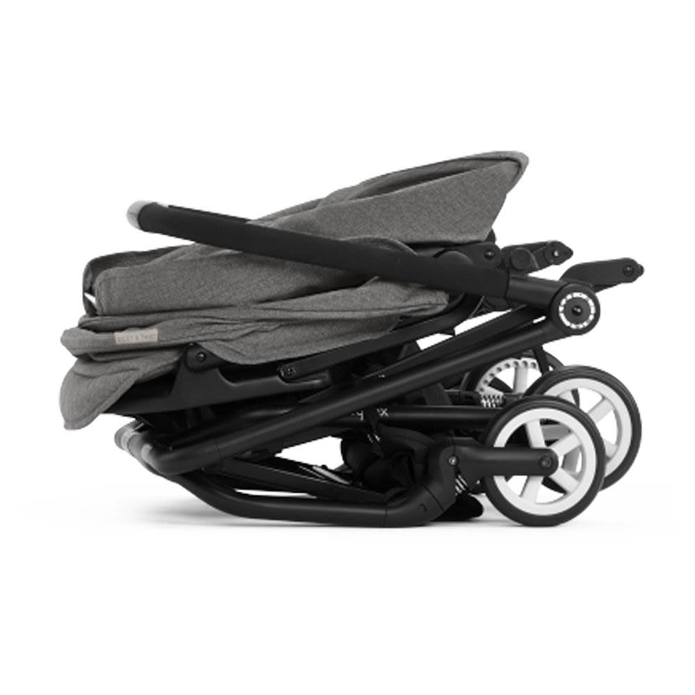 CYBEX Eezy S Twist Pram Pushchair Travel Buggy Baby Stroller, Manhattan Grey
