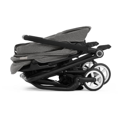 CYBEX Eezy S Twist Pram Pushchair Travel Buggy Baby Stroller, Manhattan Grey