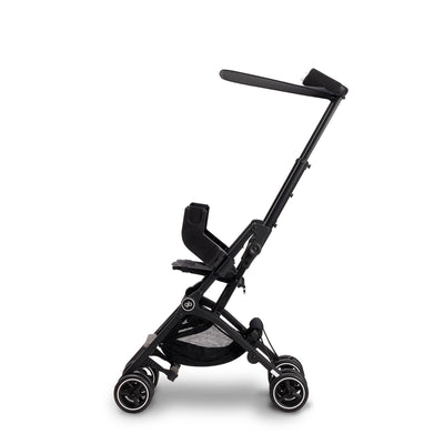 gb POCKIT GO Folding Compact Infant Baby Car Seat Carrier Stroller, Satin Black
