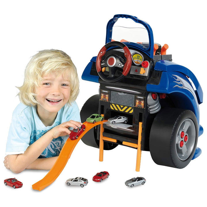 Theo Klein Kids Interactive Bosch Toy Car Engine Repair Service Station Playset