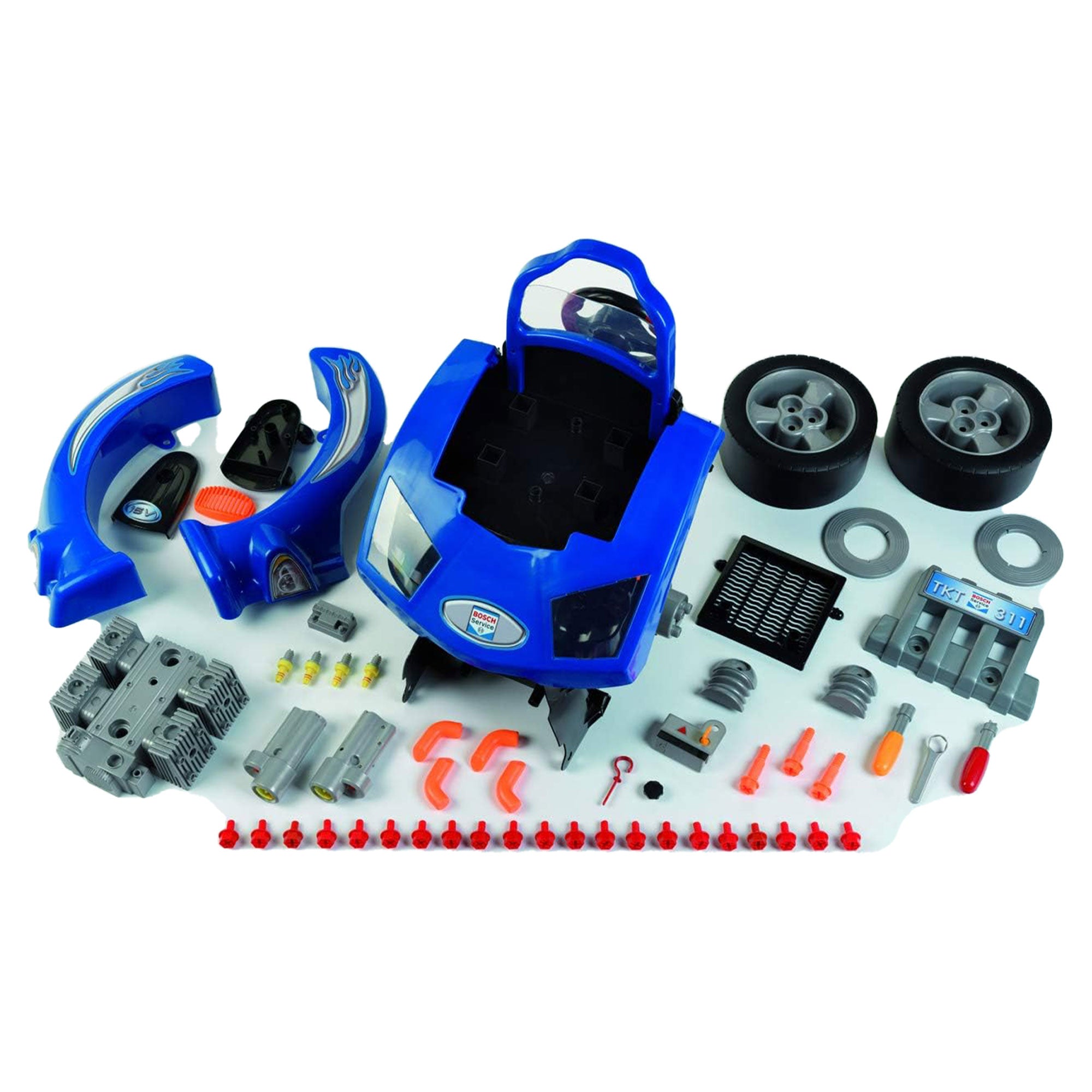 Theo Klein Kids Bosch Toy Car Engine Repair Service Station Playset (Used) - VMInnovations