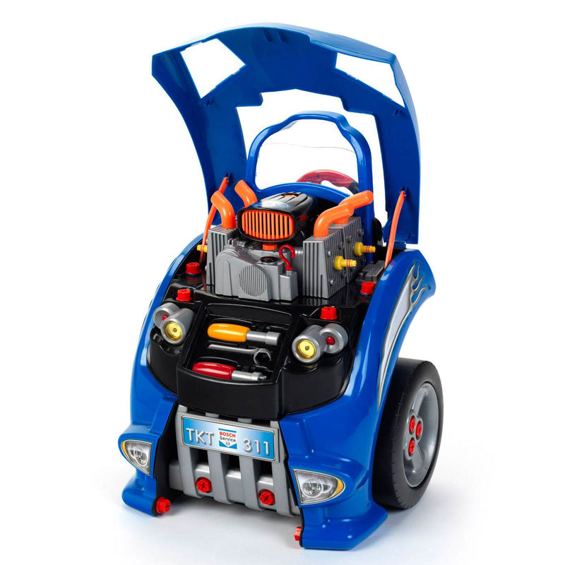 Theo Klein Kids Bosch Toy Car Engine Repair Service Station Playset (Open Box)
