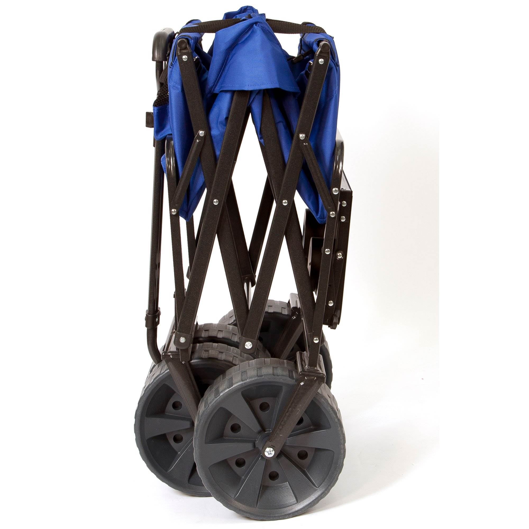 Mac Sports Collapsible Heavy Duty All Terrain Utility Wagon w/Table (2 Pack) - VMInnovations