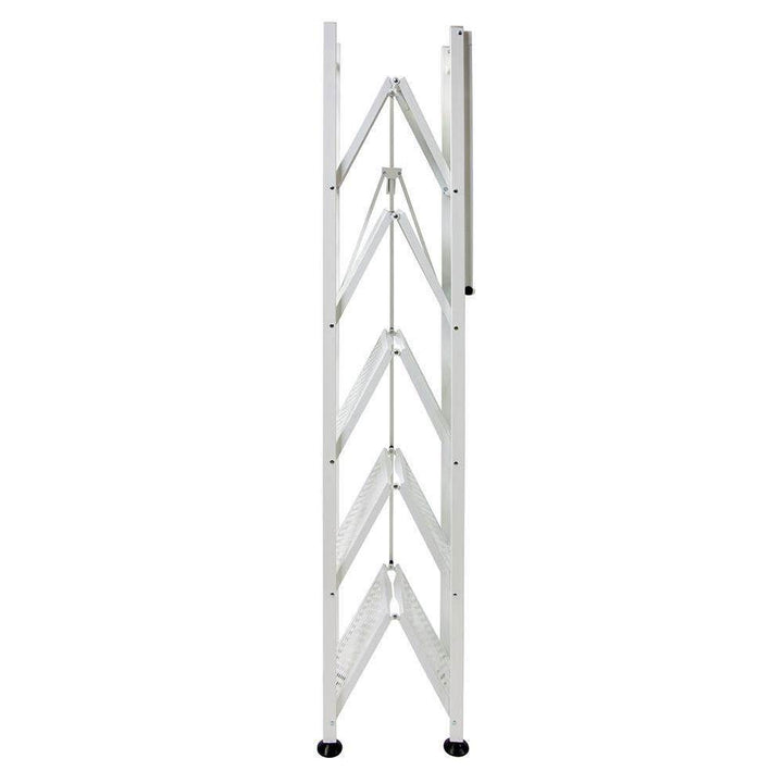 Origami 2 Pack 6 Shelf Open Styled Organizational Deco Rack Bookshelf, White