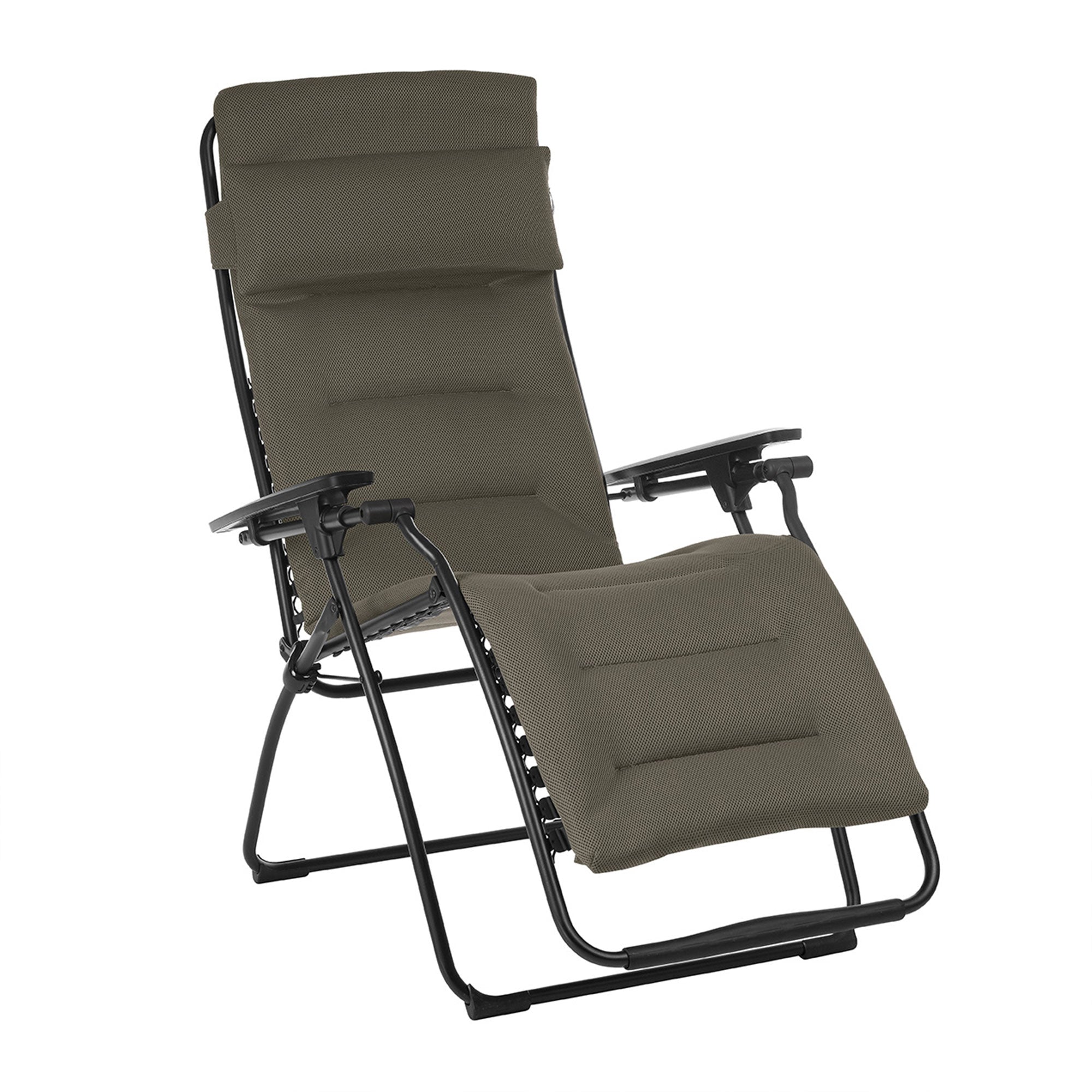 Lafuma Futura Air Comfort XL Series Outdoor Relaxation Chair, Taupe (Open Box) - VMInnovations