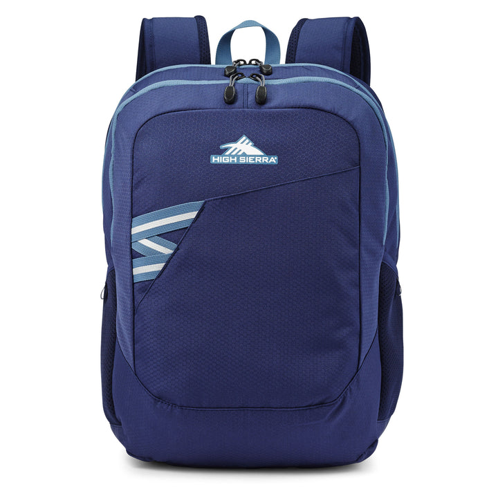 High Sierra 17 Inch Outburst Backpack Bookbag with Dedicated Laptop Sleeve, Blue