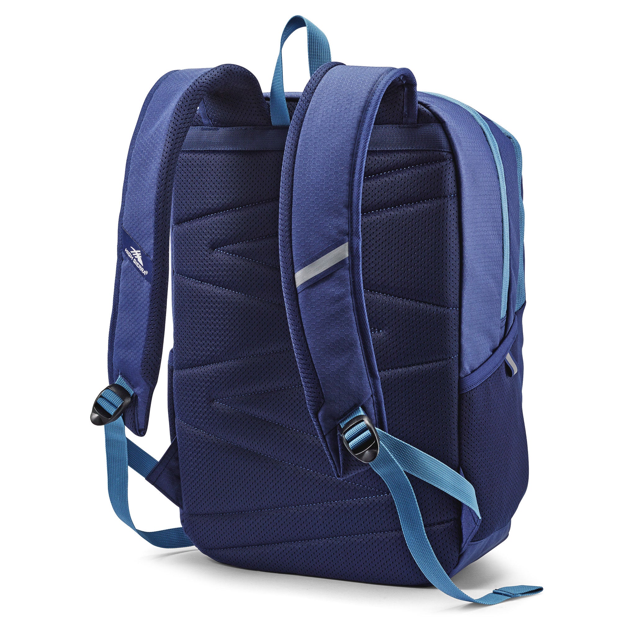 High Sierra 17 Inch Outburst Backpack Bookbag with Dedicated Laptop Sleeve, Blue