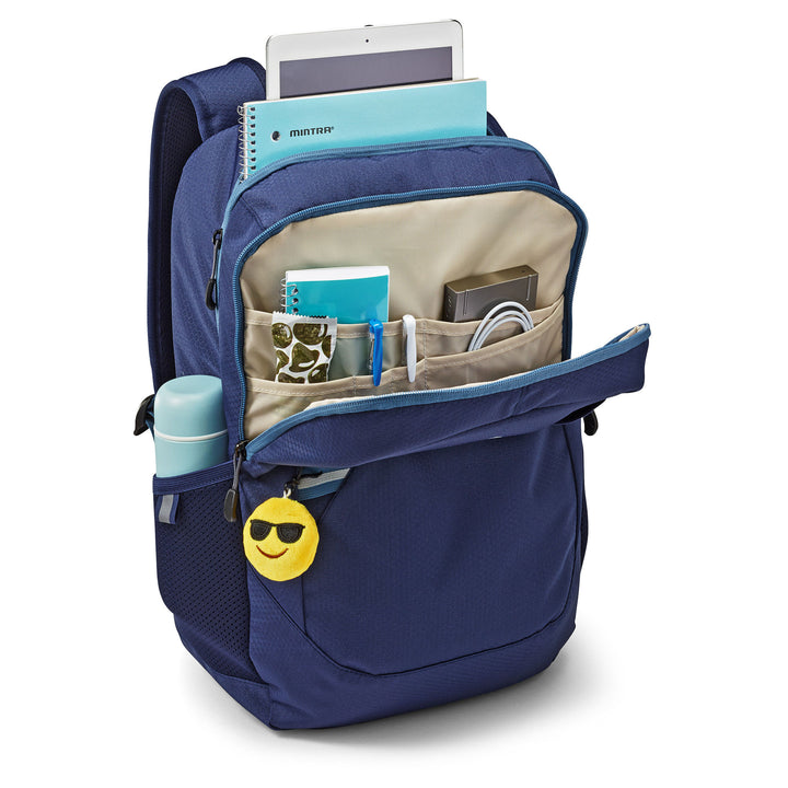 High Sierra 17 Inch Outburst Backpack Bookbag with Dedicated Laptop Sleeve, Blue