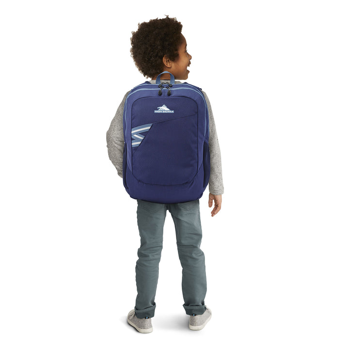 High Sierra 17 Inch Outburst Backpack Bookbag with Dedicated Laptop Sleeve, Blue