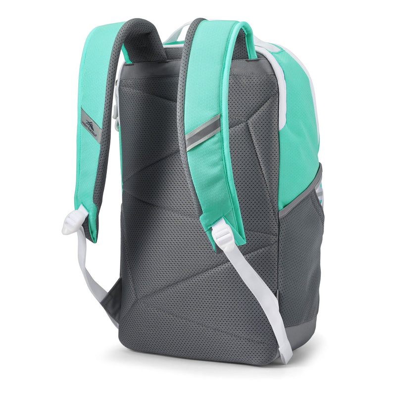 High Sierra Swoop SG Bookbag with Laptop Drop Protection Pocket, Green(Open Box)