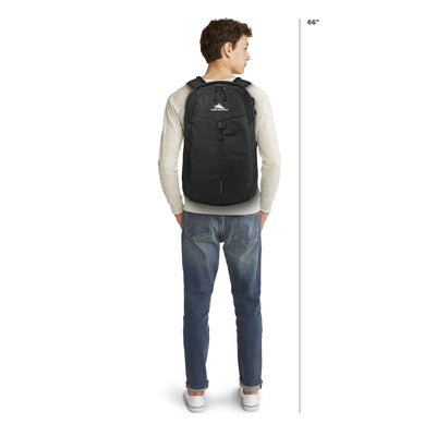 Swerve Pro Backpack Bookbag w/ Laptop Pocket & Tablet Sleeve, Black (Used) - VMInnovations