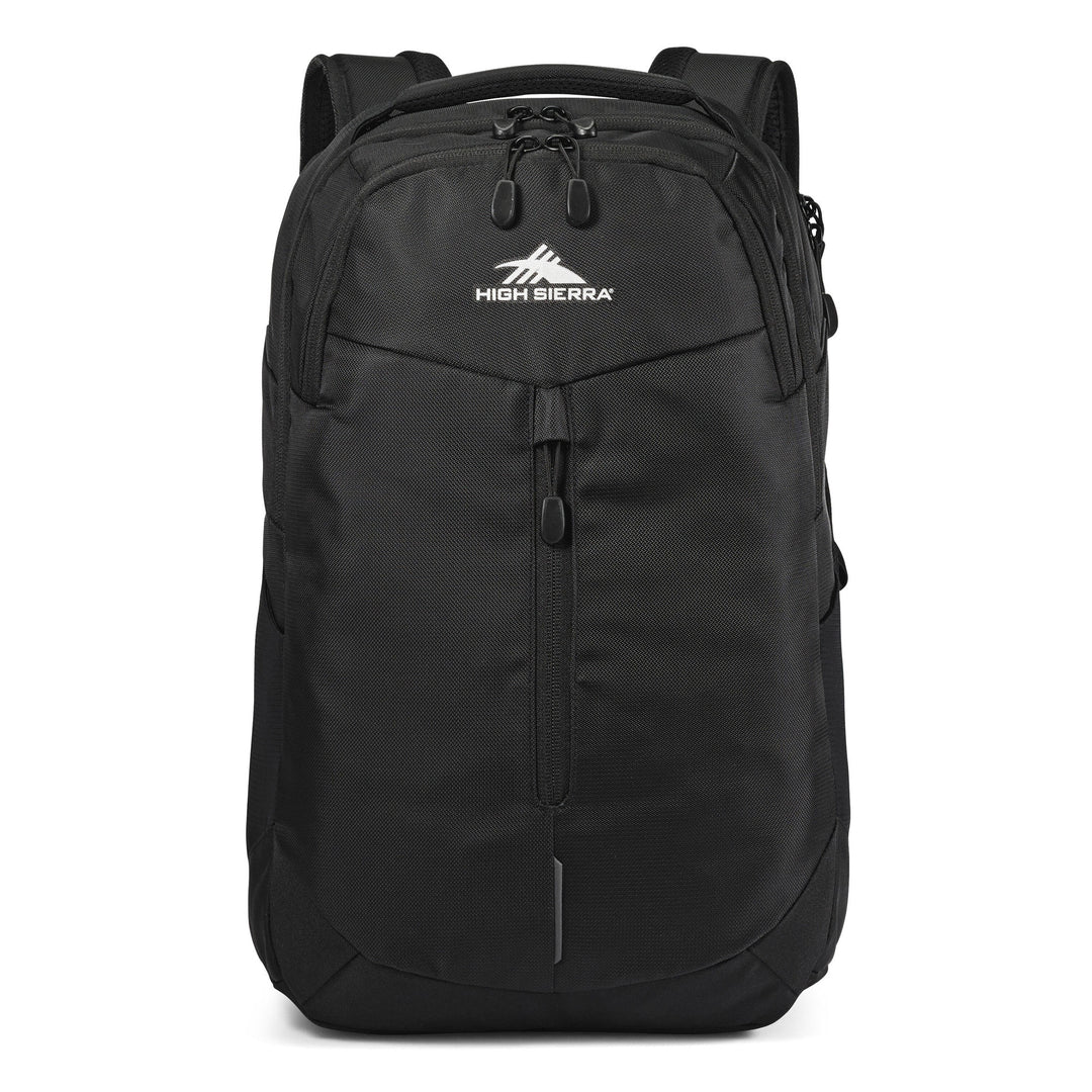 Swerve Pro Backpack Bookbag w/ Laptop Pocket & Tablet Sleeve, Black (Used)