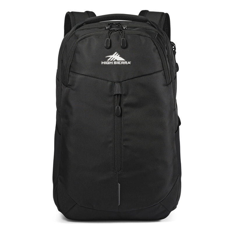 High Sierra Swerve Pro Backpack w/ Laptop Pocket & Tablet Sleeve, Blk (Open Box)