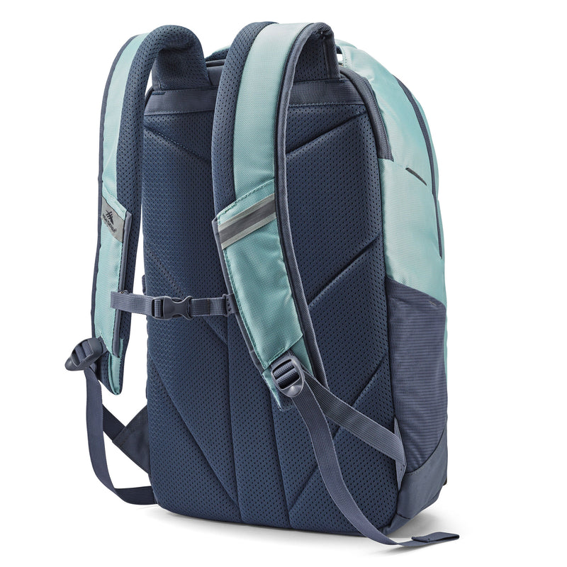 High Sierra Backpack with Laptop Pocket and Tablet Sleeve, Blue/Gray (Used)