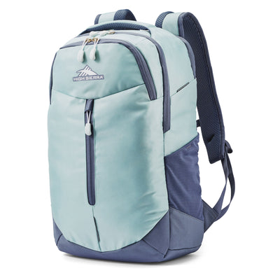 High Sierra Backpack with Laptop Pocket and Tablet Sleeve, Blue/Gray (Used)