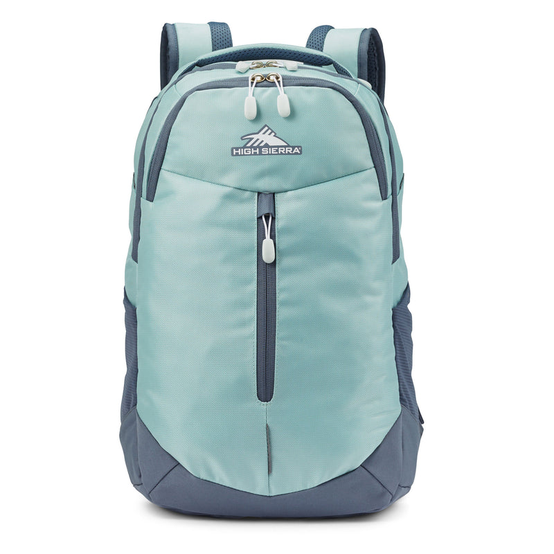 High Sierra Backpack with Laptop Pocket and Tablet Sleeve, Blue/Gray (Used)