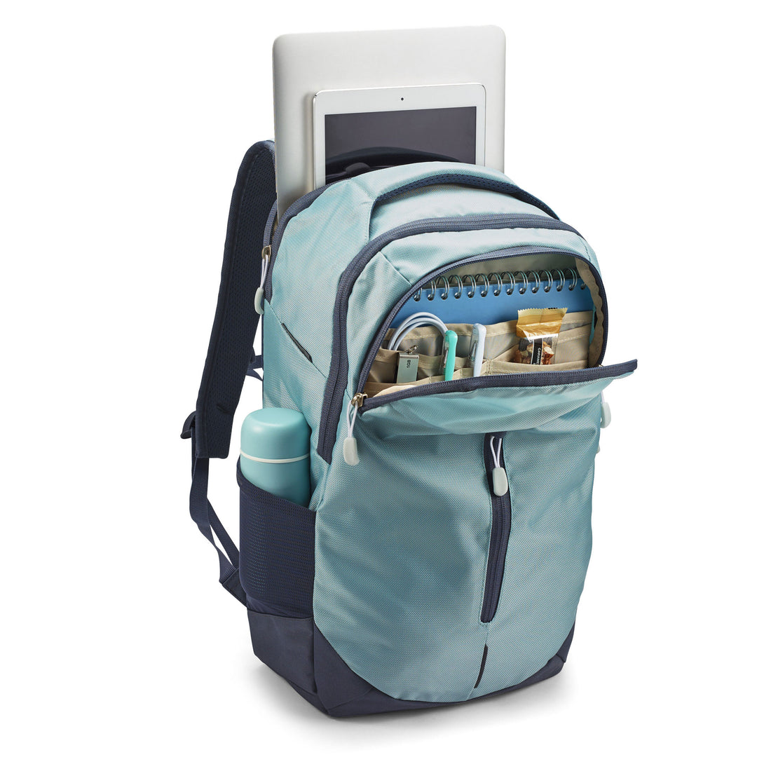 High Sierra Backpack with Laptop Pocket and Tablet Sleeve, Blue/Gray (Used) - VMInnovations