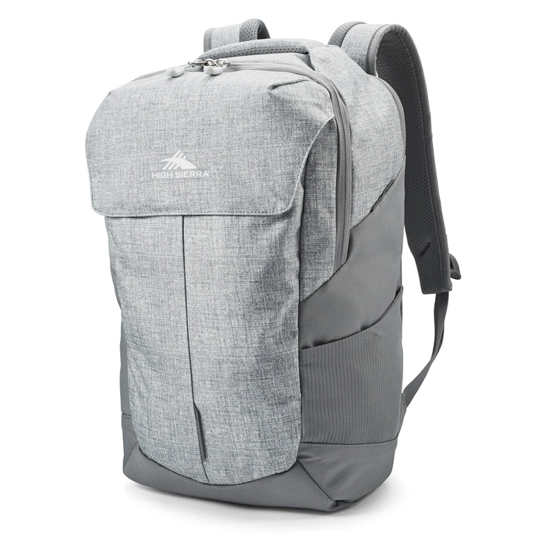 High Sierra Backpack with 17" Padded Laptop Sleeve, Silver Heather (Used)