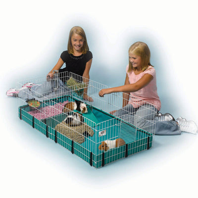 MidWest Homes for Pets Large Guinea Pig Habitat Cage w/ 8 Square Feet (Open Box)