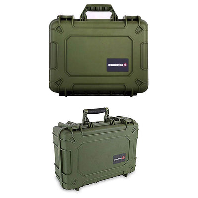 Condition 1 14" Medium Protective Carrying Case & Hard Shell Storage Case, Green