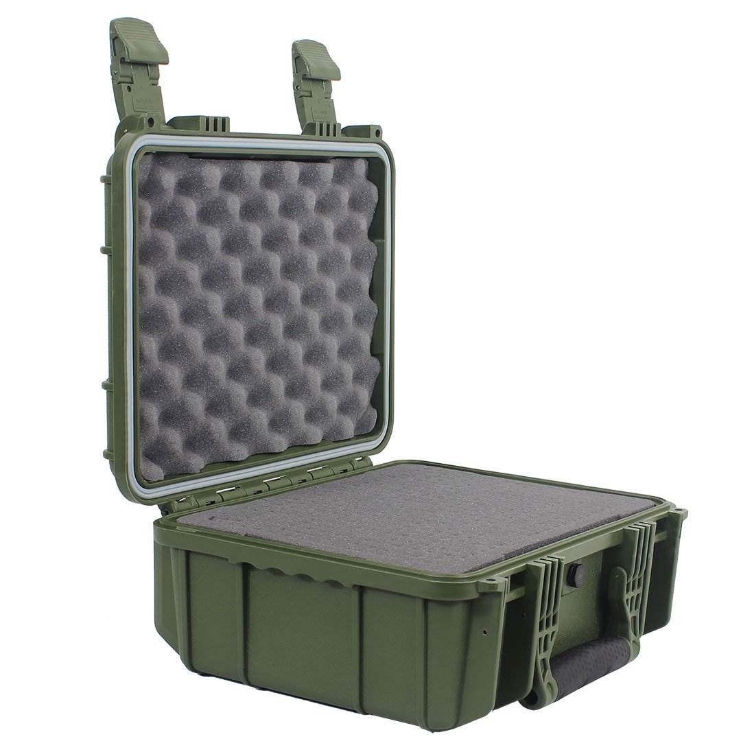 Condition 1 14" Medium Protective Carrying Case & Hard Shell Storage Case, Green