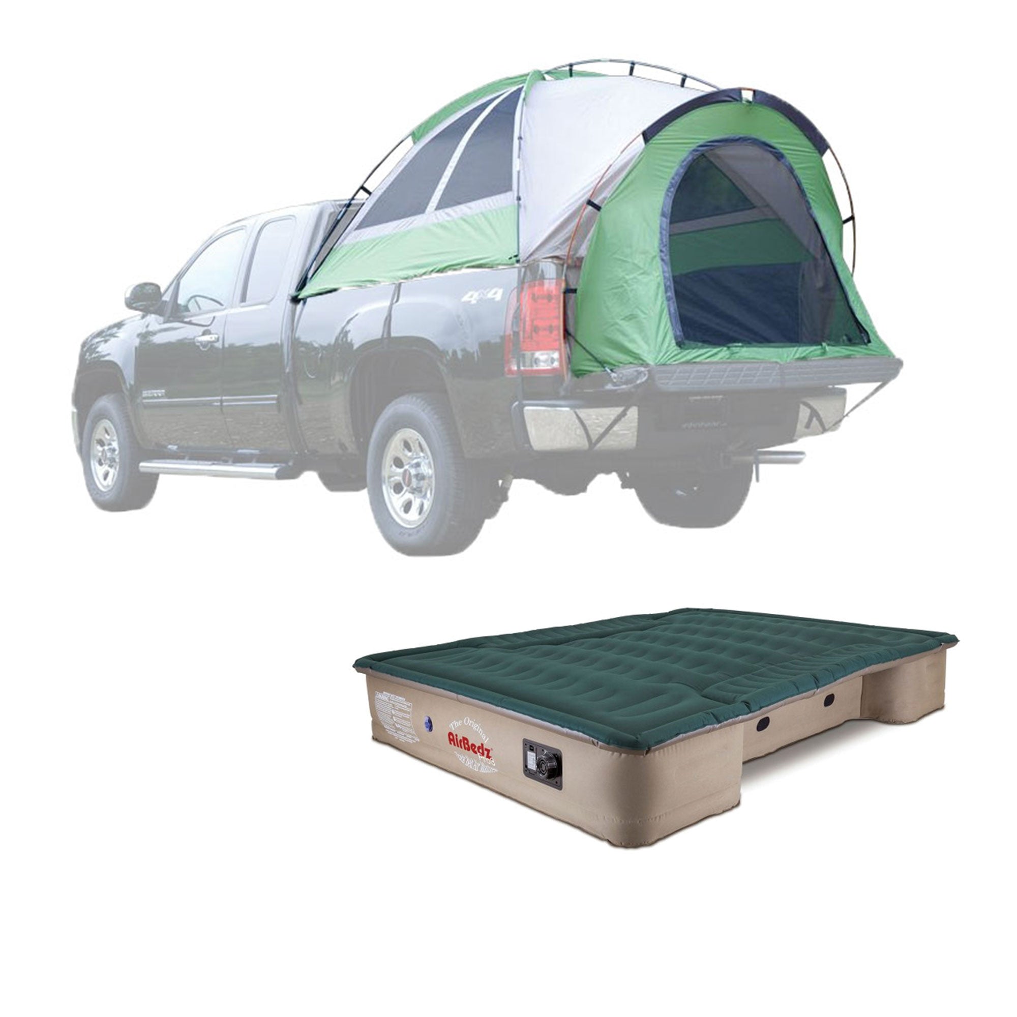 Napier Backroadz Truck Bed 2 Person Tent & AirBedz Pro3 Truck Bed Air Mattress