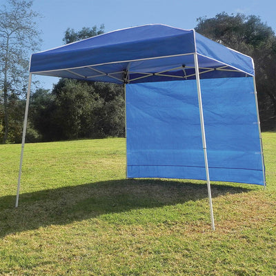 Z-Shade 10' x 10' Horizon Angled Leg Shade Canopy Tent Shelter with Side Walls