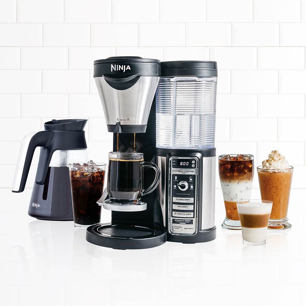 Ninja CF080 Coffee Brewer & Coffeehouse Recipe Guide (Certified Refurbished)