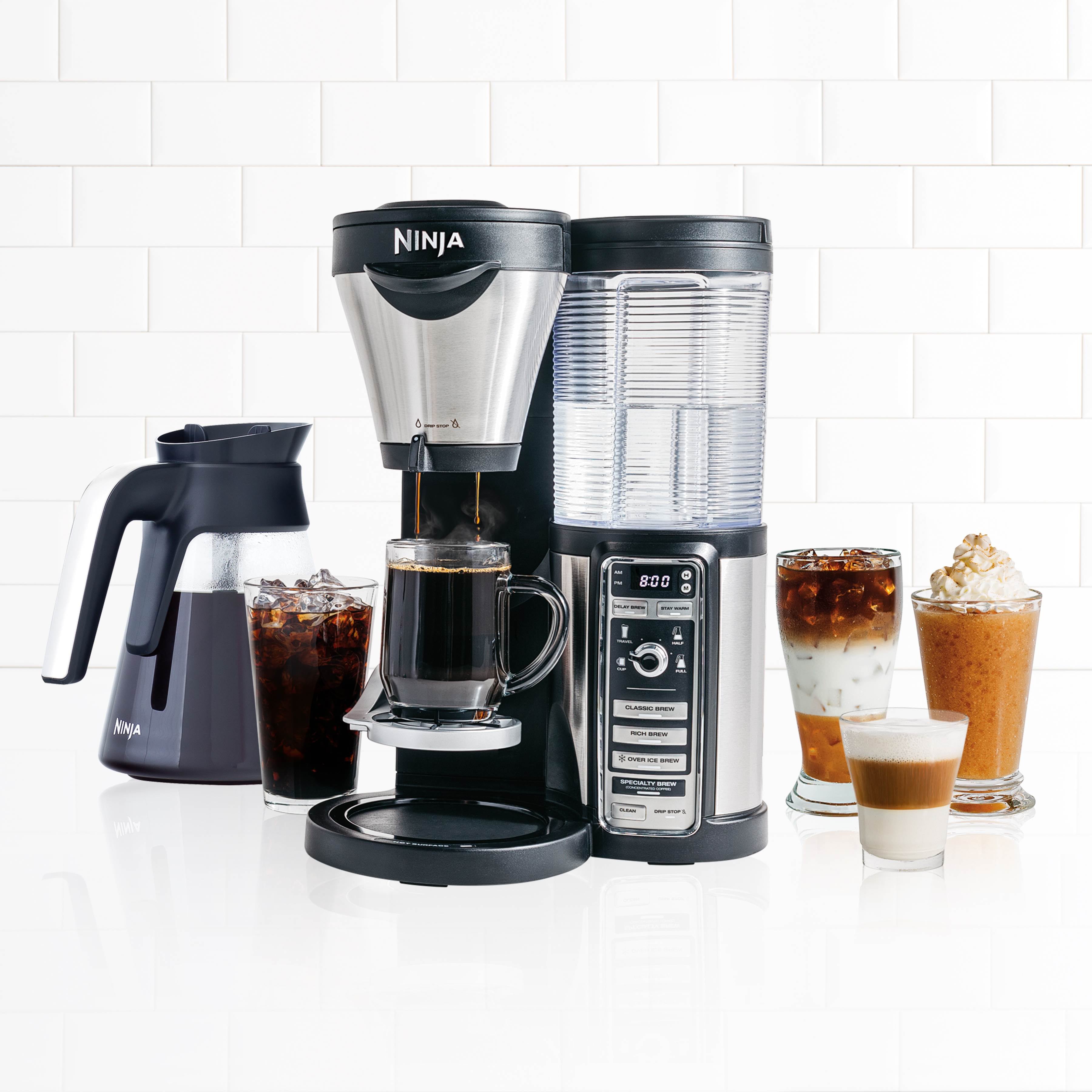 Ninja CF080 Coffee Maker & Coffeehouse Recipe Guide (Certified Refurbished)