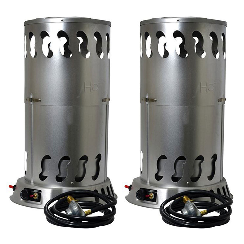 Mr. Heater 200,000 BTU Portable Outdoor LP Propane Gas Powered Heater, (2 Pack) - VMInnovations