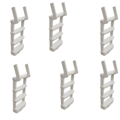 Main Access Comfort Incline Ladder for Above Ground Swimming Pools (6 Pack)