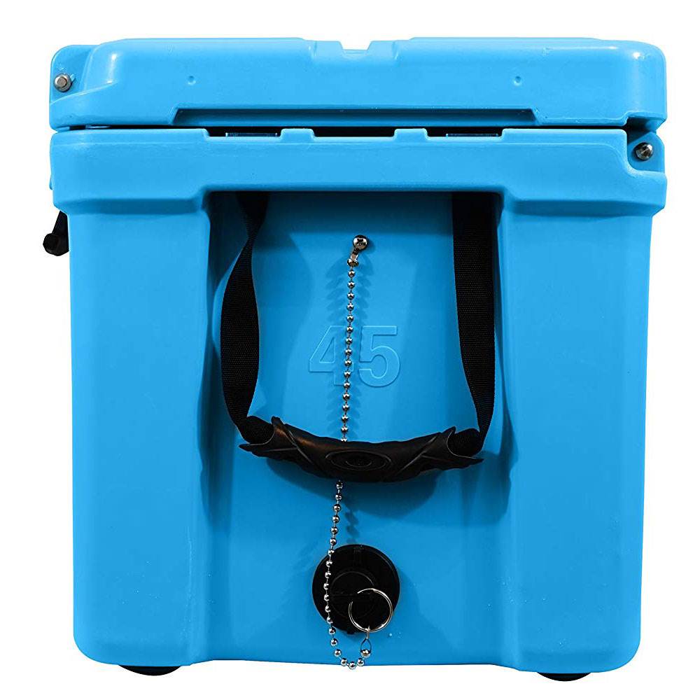 nICE 45 Quart Lockable Bear Resistant Insulated Portable Cooler, Light Blue