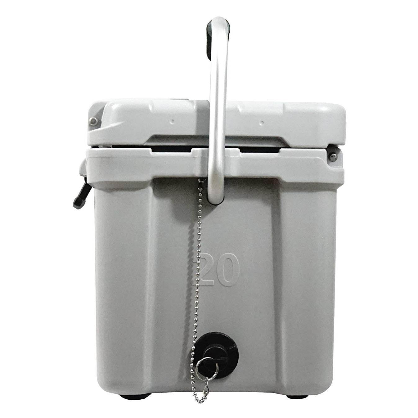 nICE Sub Z 20 Quart Double Wall Insulated Portable Cooler with Handle, Gray