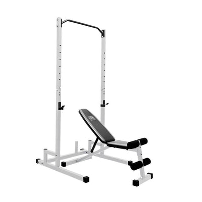Marcy Bench & Dumbbell Rack & Pro Hex 10, 15, 25 & 30 Lb. Weights (1 Pair Each)