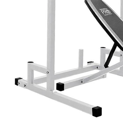 Marcy Bench & Dumbbell Rack & Pro Hex 10, 15, 25 & 30 Lb. Weights (1 Pair Each)