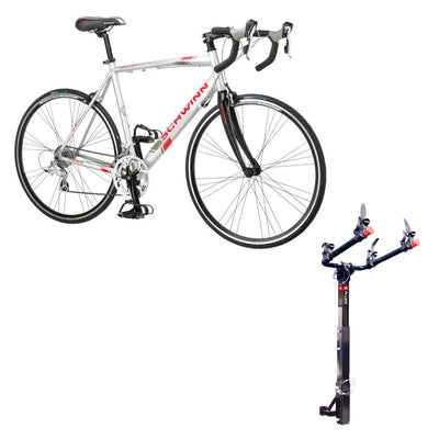 Schwinn 700C Phocus 1600 Womens Drop Bar Road Bicycle & 2 Bike Free Hitch Rack
