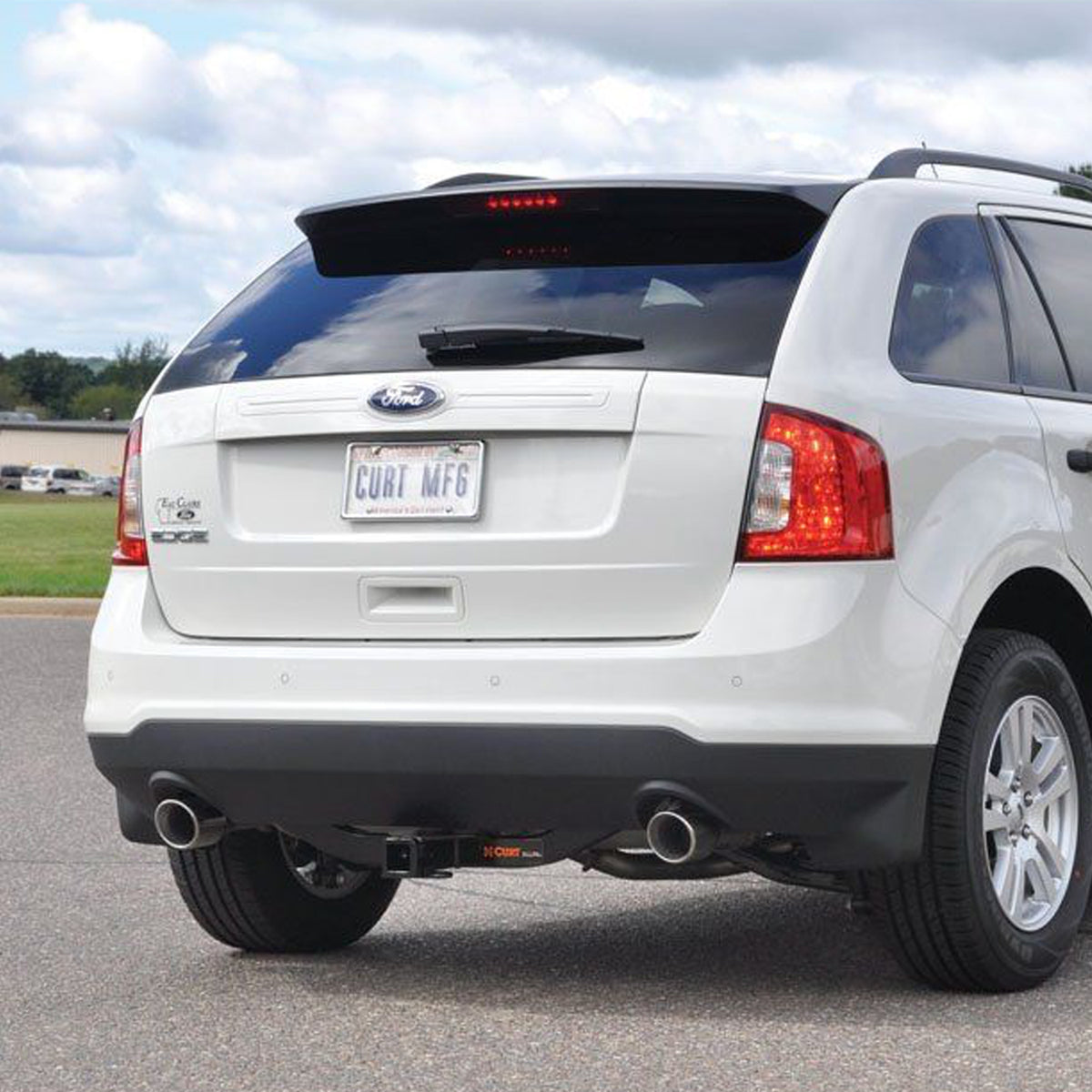 Curt 13067 Class I Trailer Towing Hitch with 2 In Receiver, Black (Open Box)