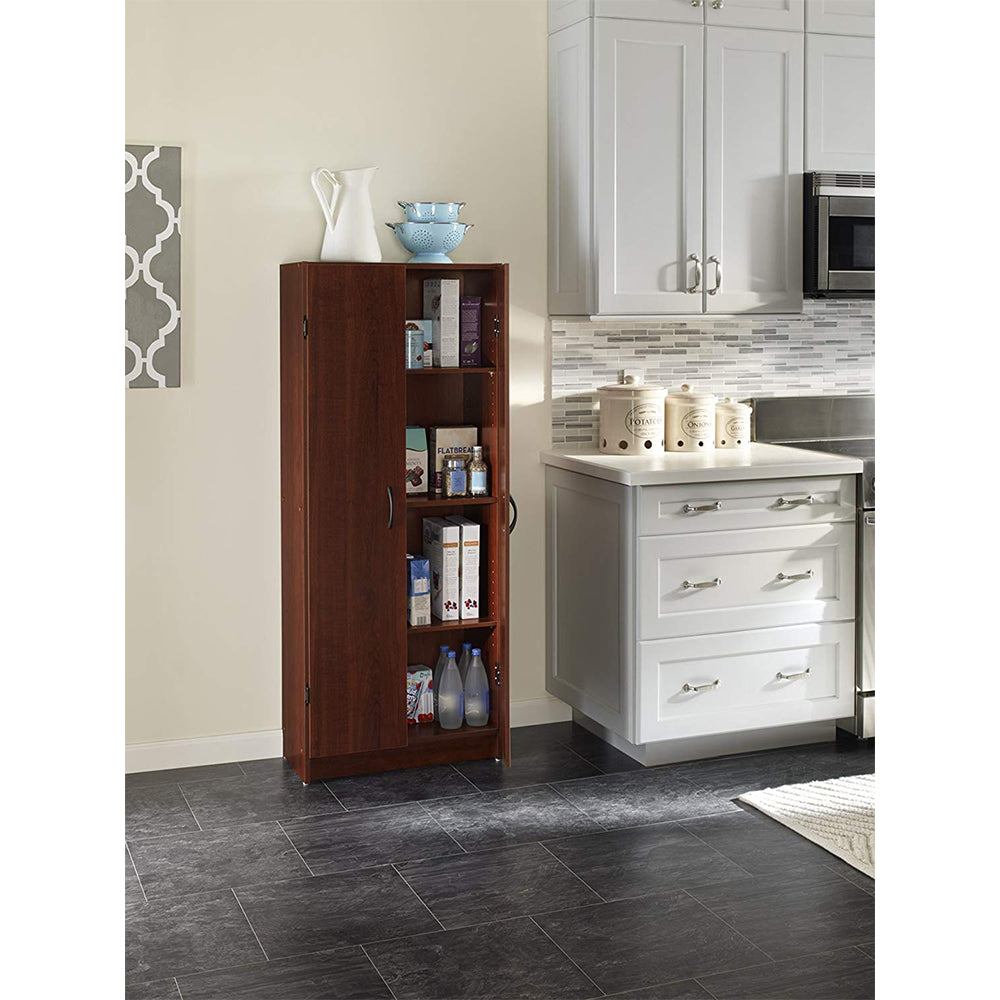 ClosetMaid Freestanding Kitchen Organization Cabinet, Dark Cherry (Open Box) - VMInnovations