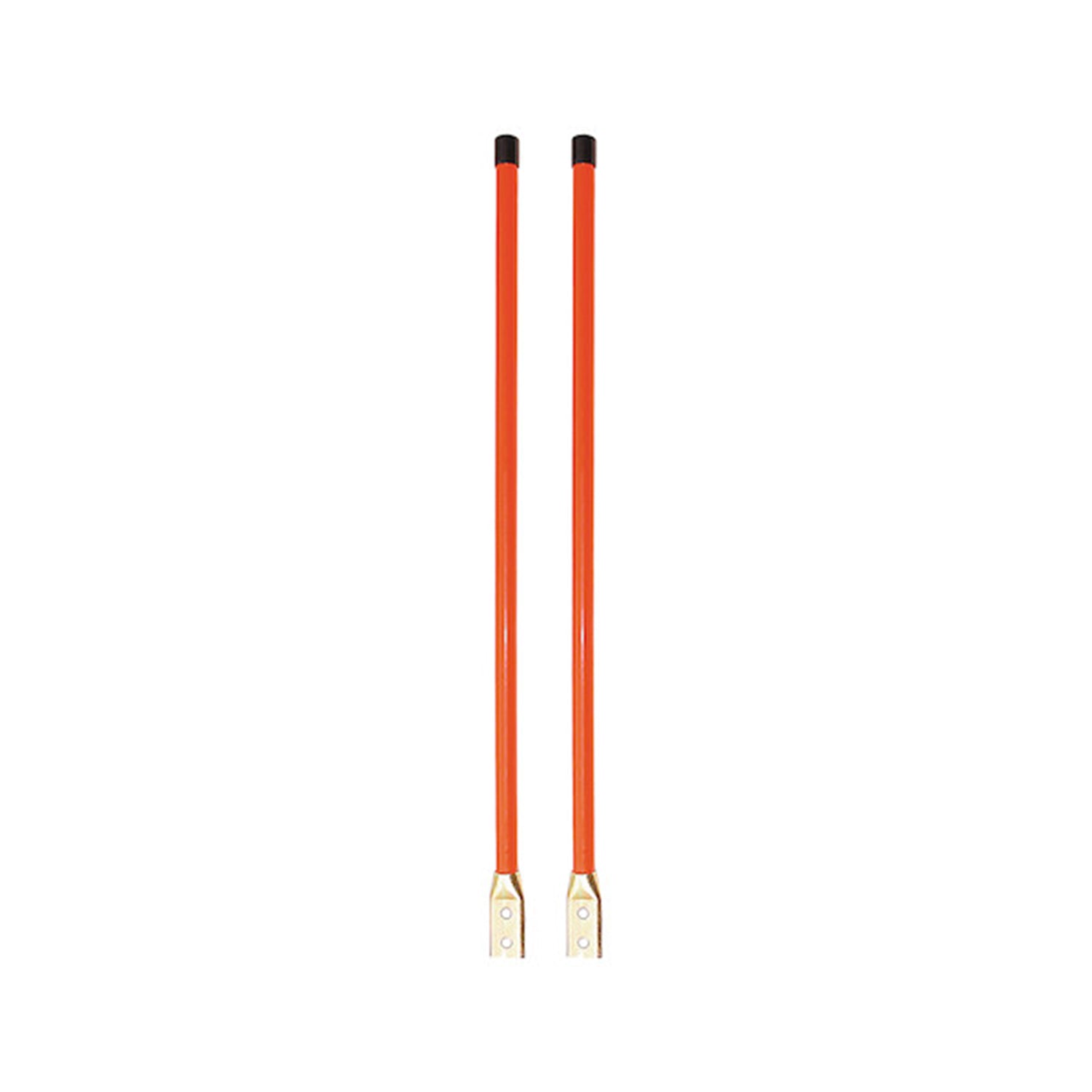 Buyers Products Bolt On Snow Plow Bumper Marker Sight Guides w/ Hardware, Orange - VMInnovations